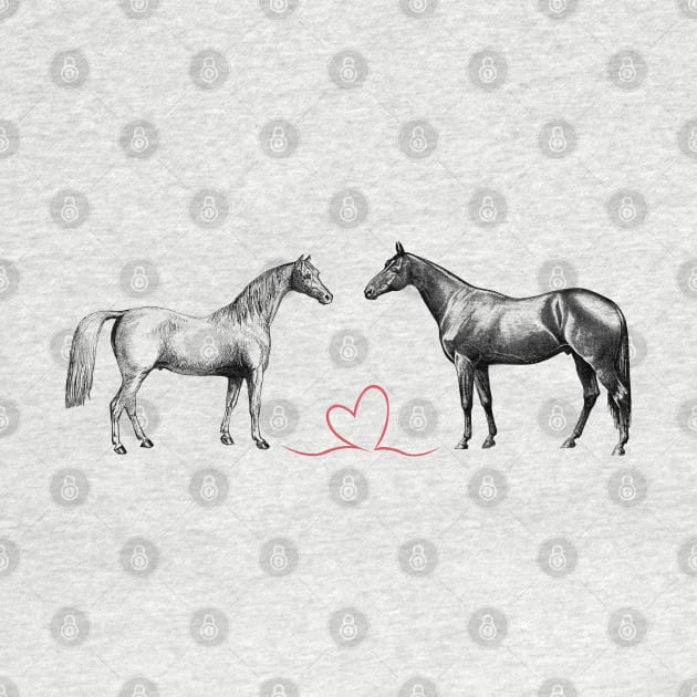 TWO HORSES by Biophilia